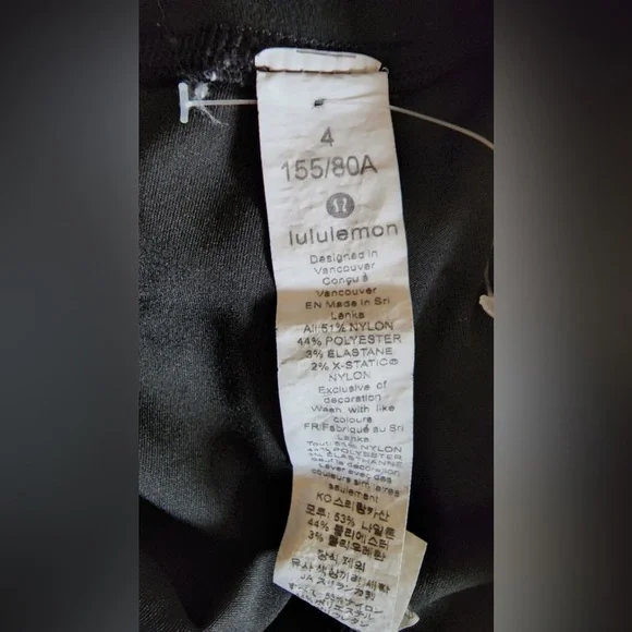 lululemon women short leggings size 4 - Picture 3 of 3